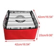 thumbnail image 2 of Kearding Bolsa de pizza aislada para entrega caliente y fresca Disfrute de la pizza en cualquier lugar y en cualquier momento Bolsa de comida Almacenamiento y organización del hogar negro, 2 of 6