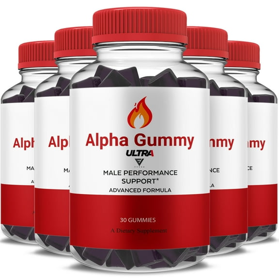 (5 Pack) Alpha Gummy Ultra Max Performance, Alpha Gummy Reviews (5 Month Supply)
