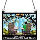thumbnail image 1 of Adorno atrapasol personalizado para pareja "You & Me We Got This", atrapasol personalizado para colgar en la ventana con retrato para amantes de la acampada, regalo de aniversario de boda, Navidad y c, 1 of 7