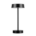 thumbnail image 1 of 12" 1.5W LED Integrated Matte Black Outdoor Table Lamp with Rechargeable Battery and Micro USB Cable, 1 of 9