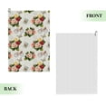 thumbnail image 2 of Easygdp Vintage Bike Flower Butterfly Golf Towel 24x16in for Men and Women with Carabiner Clip for Easy Attachment, 2 of 8