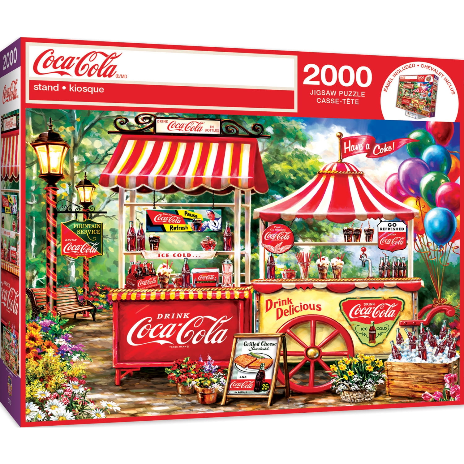 MasterPieces Coca-Cola Stand 2000 Piece Jigsaw Puzzle for Adults