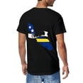 thumbnail image 3 of T-shirt Curacao Map  Soft Cotton Adult Heat-Transfer Graphic T-Shirt - 180g Breathable Fabric, Unisex Summer Casual Wear with Durable Heat-Printed Design, 3 of 10