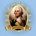 thumbnail image 3 of CafePress - George Washington Portrait Cl Light T Shirt - Men's Classic Graphic T-Shirt, 3 of 4