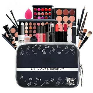  Pure Vie All-in-One Holiday Gift Surprise Makeup Set Essential  Starter Bundle Include Eyeshadow Palette Lipstick Concealer Blush Mascara  Eyeliner Face Powder Lipgloss Brush - Full Makeup Kit for Women 