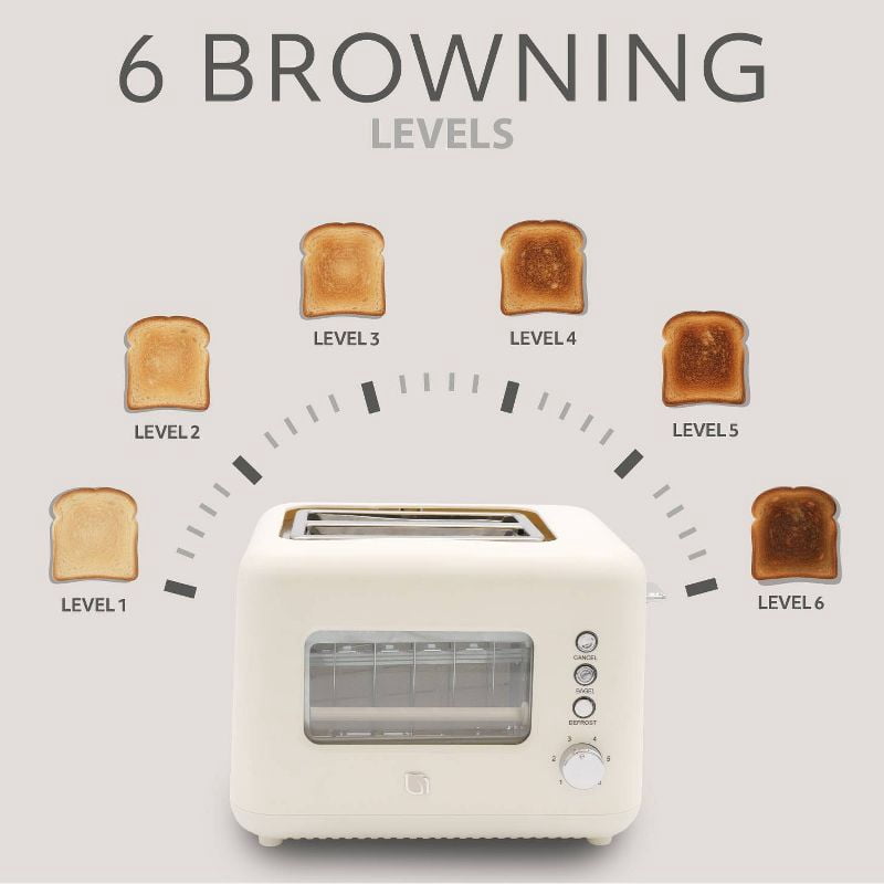 2 Slice Toaster with Window