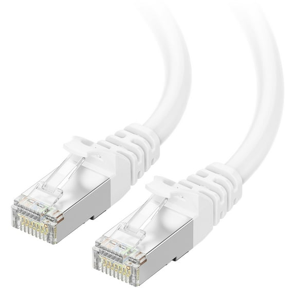 Cable Ethernet Matters Cat 6A, 10 Gbps, 35 pies, blanco