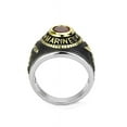 thumbnail image 3 of Untamed Pack Marines Ring-Polished Steel, Black or Gold Plating, 3 of 7