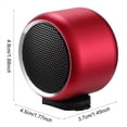 thumbnail image 2 of Altavoz Portátil para Bicicleta, Pequeño Altavoz Inalámbrico para Viajes, Resistente Al Agua, Estéreo, Sonido Potente, Color Rojo., 2 of 5