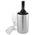 thumbnail image 5 of Sol Living Wine Chiller Bucket - Double Wall Stainless Steel Barware - Wine & Champagne Holder - Cooler for Home, Bars, Restaurants, Commercial Use - Ribbed & Shiny, 1.6 qt, 5 of 5