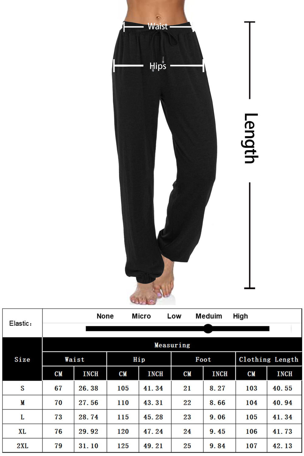 GlorySunshine Womens Yoga Pants Joggers Pants Active Sweatpants Drawstring Elastic Waist Lounge Pants with Pockets 