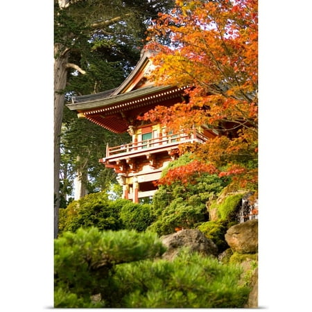 Tea Garden Golden Gate Park - Great BIG Canvas | Rolled Michele Westmorland Poster Print entitled California, San Francisco, Golden Gate Park, Japanese Tea Garden