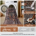thumbnail image 7 of Washable Oriental Rug, 8x10 Black Boho Botanical Floral Vintage Carpet, Soft Large Indoor Rug for Living Room, Bedroom, Office, Playroom, 7 of 7