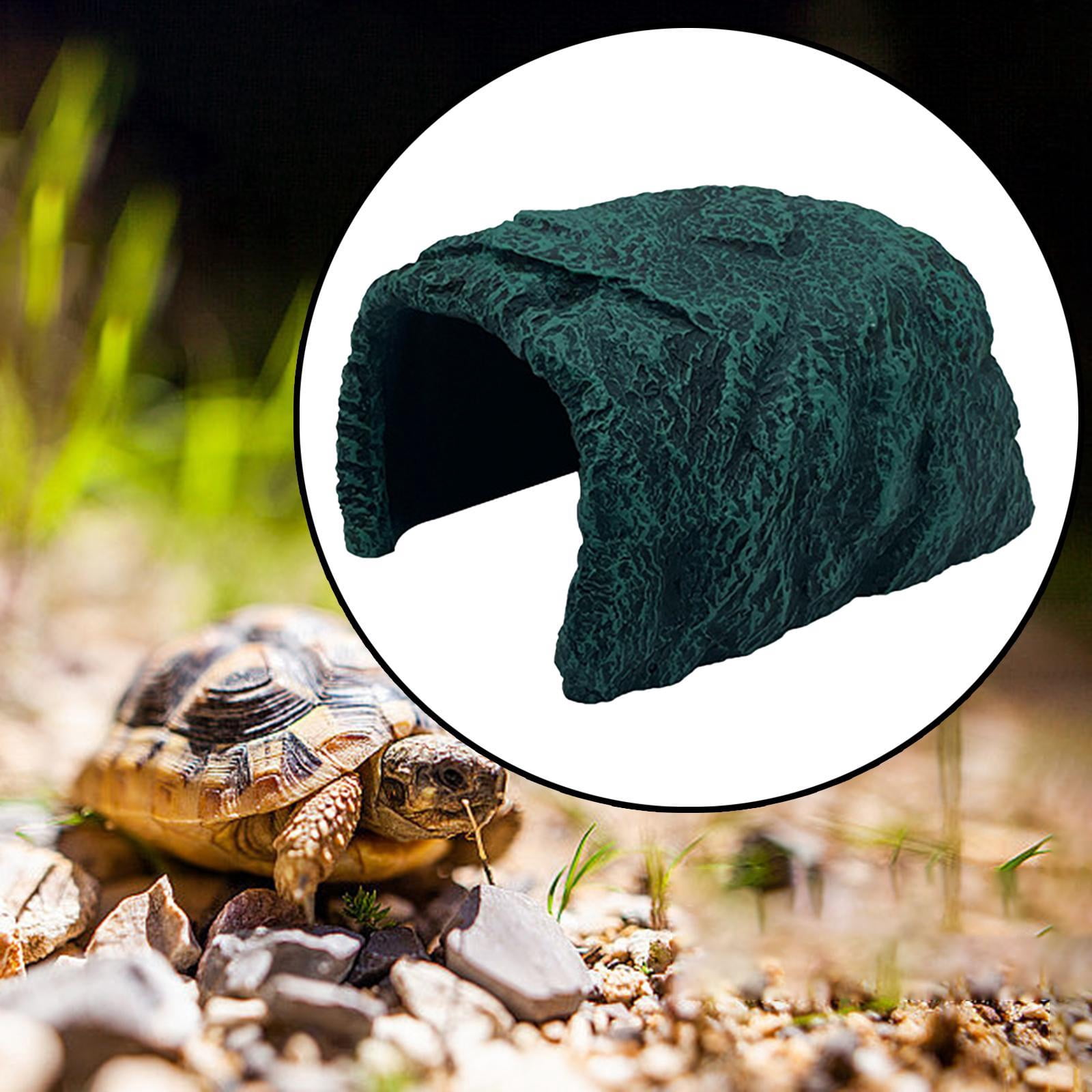 Bothyi Reptile Hideout to Breed Play and Rest Landscaping Decoration Turtle Hide