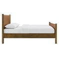 thumbnail image 5 of Platform Bed Frame, Full, Walnut Tan, Faux Leather, Hotel Bedroom, Modern Contemporary, HB38186, 5 of 9