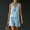 Sky Blue, variant on Morttic Women's Fashion Solid 2Pcs Set – Sleeveless V-Neck Tank Top & High Waist Shorts with Side Pockets Vacation Beach Wear White,S
