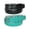Black and Turquoise, variant on CTM® Kid's Basic Leather Dress Belt (Pack of 2 Colors)