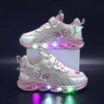 thumbnail image 1 of Kids Led Luminous Shoes Sneakers Flashing Children Girls Light Up Trainers Size, 1 of 5
