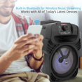 thumbnail image 4 of Pyle PPHP844B 400 W Portable Bluetooth Speaker w/ LED Party Lights & Remote, 4 of 6