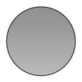 thumbnail image 2 of Merrick Lane 24" Round Accent Mirror Round Black Metal Framed Wall Mount Mirror for Bathroom, Vanity, Entryway, Dining Room, & Living Room, 2 of 11