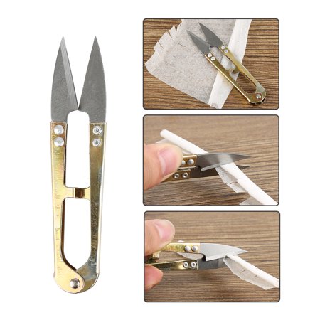 Scissors Straight Trimming Sewing Leafs Clipper Weed Snipper Stainless Steel (Best Trimming Scissors For Weed)