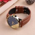 thumbnail image 3 of Tendencia de moda simple relojes hombres mujeres estudiantes reloj de pulsera (marrón)-182064.02 Likrtyny Para estrenar, 3 of 7