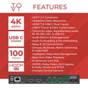 ToVi X4 4K Encoder (Video Wall, KVM, eARC) - (X4UH-UC-ETX)