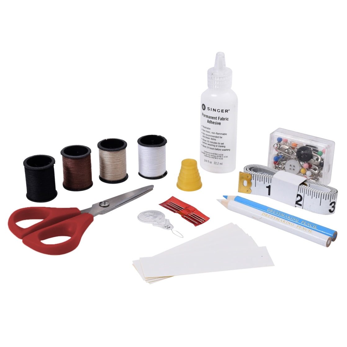 SINGER Survival Sew Kit with Storage Case, 64 pcs