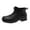 Black, variant on Rain Boots Couple Rain Shoes Versatile Water Shoes Bottom Non Slip Kitchen Rubber Women Rubber Boots White 39