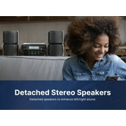 Emerson ES-4001 Bluetooth® CD Microsystem, Black