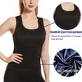 thumbnail image 3 of Lilvigor Women Sauna Sweat Vest Abdomen Body Shaper Vest for Women Workout Tank Top Slimming Polymer Sauna Vest Hot Waist Shapewear Trainer Sauna Suit Slimming Corset for Weight Loss, 3 of 6