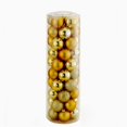 thumbnail image 1 of Kurt Adler Shatterproof 50-Piece Ball Ornament Set, 60mm, Gold, 1 of 3
