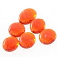 thumbnail image 4 of 100Pcs Flat Glass Marble Pebbles Vase Fillers Decor Orange, 4 of 6