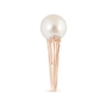 thumbnail image 3 of ANGARA South Sea Cultured Pearl Ring with Pave-Set Diamonds in 14K Rose Gold for Women | June Birthstone, Birthday, Anniversary, Jewelry Gift for Women | Pearl Ring, 3 of 9