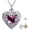Purple Butterfly, variant on Cremation Jewelry for Ashes Butterfly Locket Ashes Necklace Urn Necklace for Women Sterling Silver Heart Cremation Necklace for Ashes Keepsake Picture Pendant Necklace Memory Jewelry