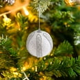 thumbnail image 2 of CuiLiyq Christmas Ball Ornaments, White Foam Christmas Hanging Balls for Xmas Tree DIY Craft Gifts, for Home Holiday Wedding Party Decorations (Chainball), 2 of 6