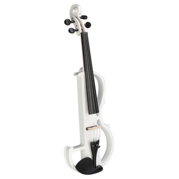 Alvantor 4/4 Full-Size Electric Violin for Beginners with Case, Bow, Rosin, and Headphones
