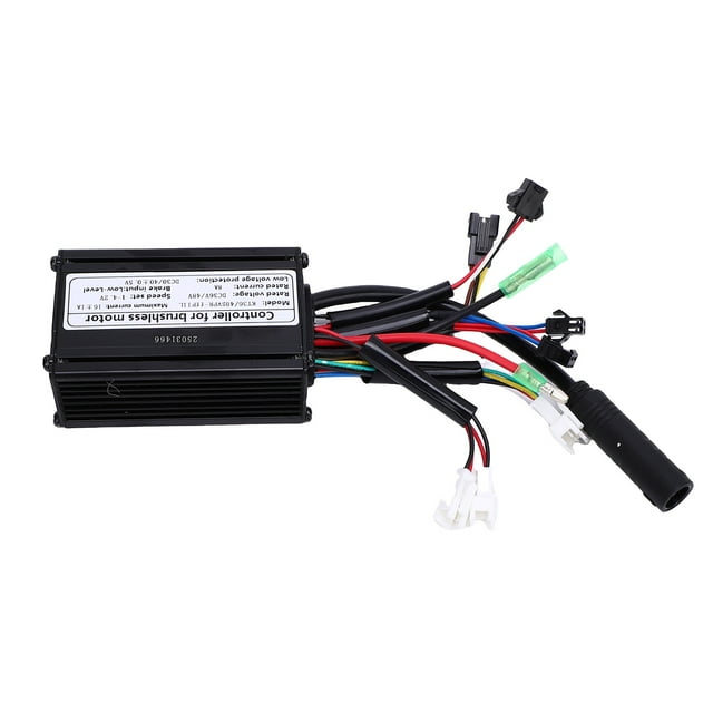 Controlador de Motor de Bicicleta Eléctrica, Aleación de Aluminio de Aluminio de Ondas sinusoidal de bicicleta Eléctrica de Alta Eficiencia Conector SM para Motor de 250W