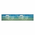 thumbnail image 2 of MKHERT Life Inspirational Quotes with Tropical Ocean Life Is Better at the Beach Table Runner Home Decor for Home Kitchen Dining Wedding Party 16x72 Inch, 2 of 2