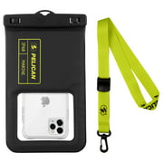 Pelican - MARINE Series Waterproof Floating Pouch XL - Universal Compatibility - Black/Lime
