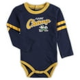 thumbnail image 2 of Infant Navy/Gold Notre Dame Fighting Irish Little Kicker Long Sleeve Bodysuit and Sweatpants Set, 2 of 3