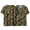 thumbnail image 7 of Camo Hunting Short Sleeve Shirt for Men - Lightweight Performance Stretchable Tee with 4-Way Stretch, 7 of 7