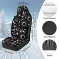 thumbnail image 7 of Uorisanigo 2 Pack Car Seat Covers Fluffy Star Moon Sun Front Car Seat Protective Covers Auto Interior Accessories Cushions for Cars, Sedans, Trucks, SUVs, 7 of 7