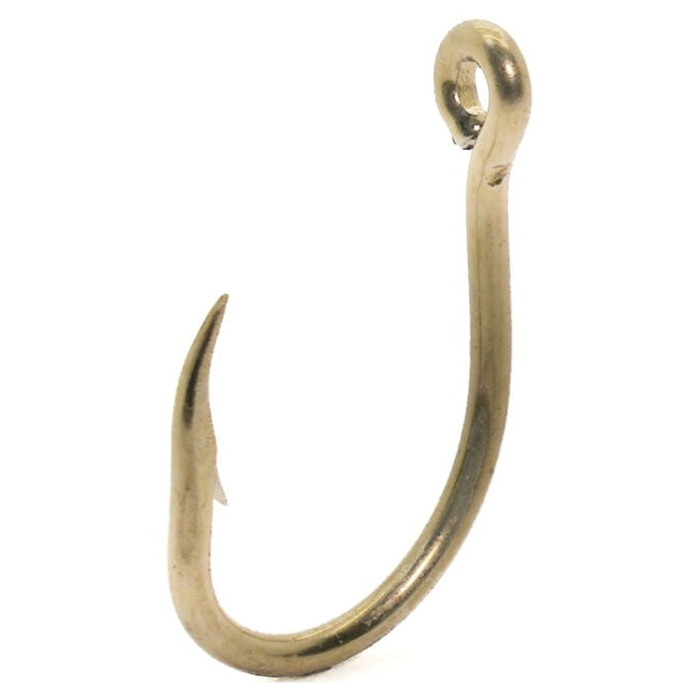(2 pack) Mustad Classic O'Shaughnessy Live Bait Hook with 3 Extra Strong Point Bent In (Pack of 10), Nickel, Size 1