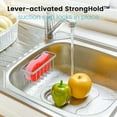 thumbnail image 4 of Sponge Holder for Kitchen Sink, Kitchen Sink Sponge Holder, Kitchen Sink Caddy,Dish Sponge Holder （Mat Silver）, 4 of 5