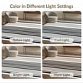 thumbnail image 7 of ODIKA 4'x6' Ultra-Soft Area Rug, Under Stripe Entry Featuring Grouped Doormat Layering Striped None Washable, Bare feet friendly, Silk-Touch for Bedroom Home office, 7 of 7