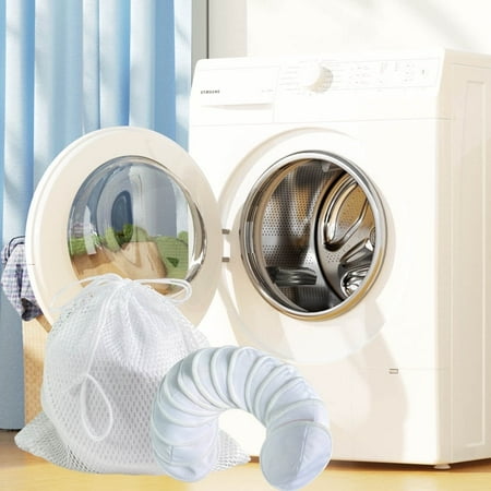 Nurture & Protect Bamboo Cotton Washable Nursing Pads with Laundry Bag, White, 14 Count