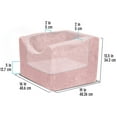 thumbnail image 2 of Precious Tails Co-Pilot Dog Car Booster Seat, Rose, X-Small, 19"L x 16"D x 13.5"H, 2 of 6