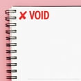 thumbnail image 2 of Slim Pre-Inked Void with X Stamp, Slim 1444, Ultra Slim Design, Impression Size 1/2" by 1-3/4", Up to 25,000 Impressions - Red Ink, 2 of 10