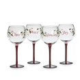 thumbnail image 1 of Pfaltzgraff Winterberry Verres à Vin Harmonie/paix/encouragement/joie (Ensemble de 4), 1 of 3